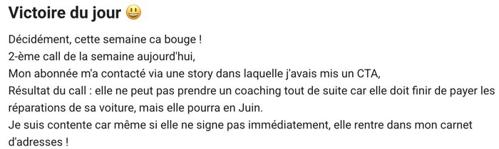 Témoignage client